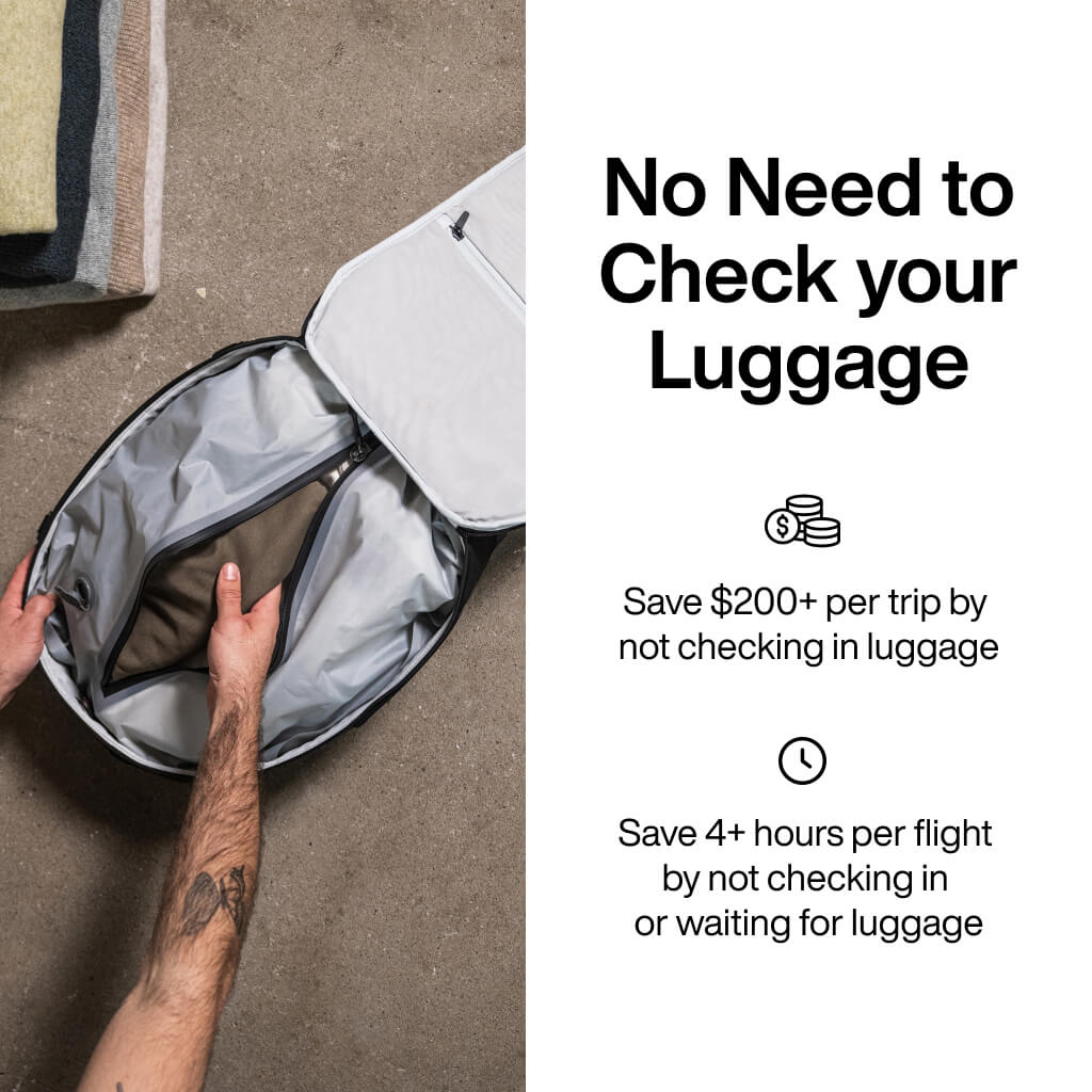 Paqless Vacuum Bag packed