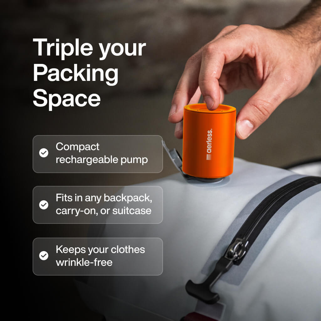 Paqless Vacuum Bag compression